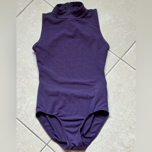 Purple kids leatord for dance and ballet kids